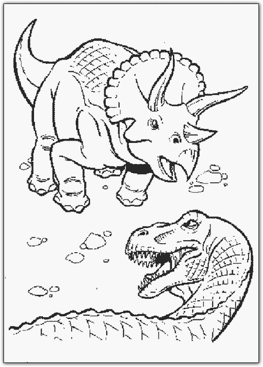 Dinozaury kolorowanki